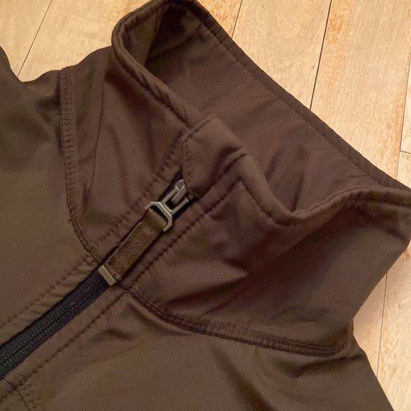 OLD NAVY Soft Shell Fleece Lined Chocolate Brown Spring/Fall Jacket - Picture 3 of 13